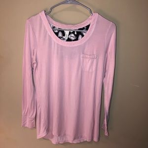 Pink long sleeve Soma sleep shirt